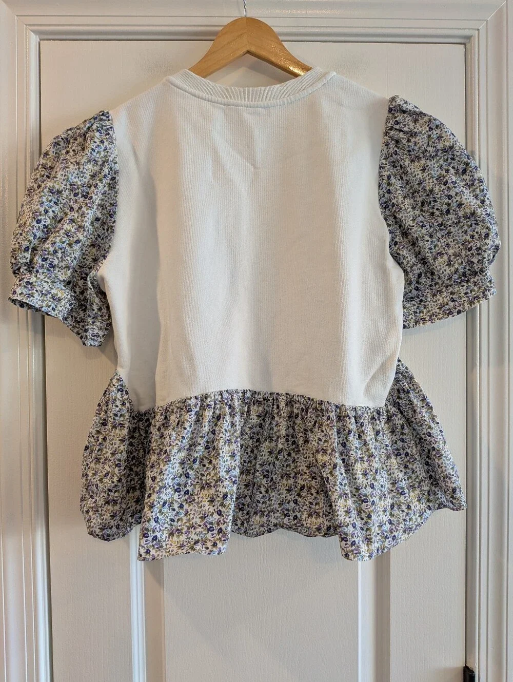 Hyacinth House Mixed Media Savannah Blouse Top Ditsy Floral Cottagecore Size XXL
